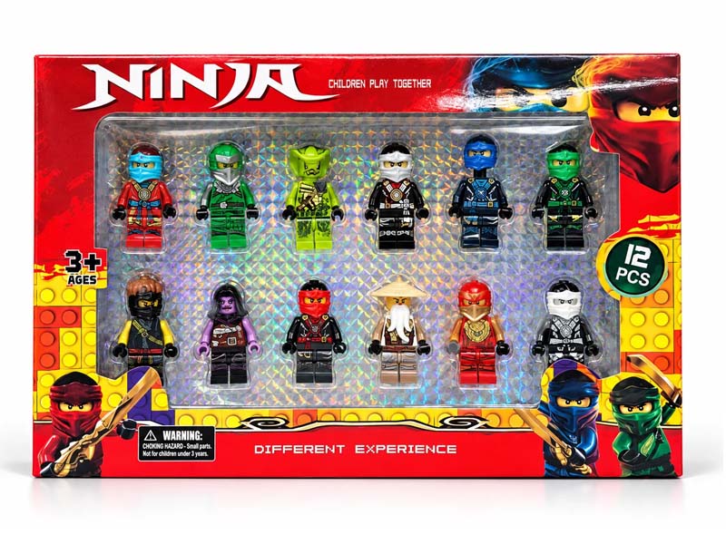 Донецк игрушка оптом Набор фигурок «НИНЗЯ» 12 шт 25*18 см в кор. 22636