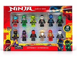 Набор фигурок «НИНЗЯ» 12 шт 25*18 см в кор. 22636 доставка оптом в Донецк