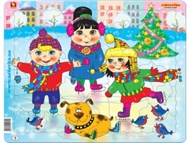Пазл-собирайка "Каток" 36*28 см доставка оптом в Донецк