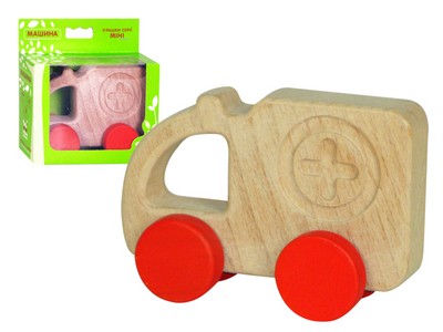 Донецк игрушка оптом Игрушка деревянная "Скорая помощь"