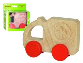 Игрушка деревянная "Скорая помощь" доставка оптом в Донецк