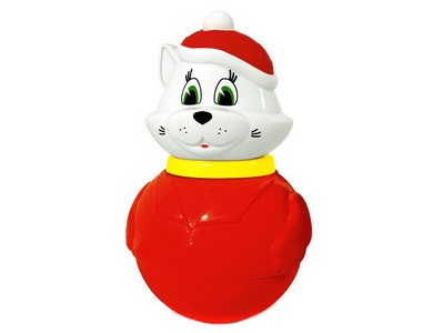 Донецк игрушка оптом Неваляшка большая "Кот Мурлыка" в п/пакете