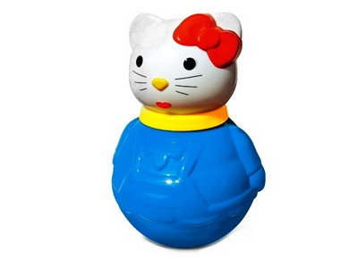 Донецк игрушка оптом Неваляшка большая "Кошечка" в п/пакете
