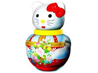 Донецк игрушка оптом Неваляшка малая Кошечка "Алина"