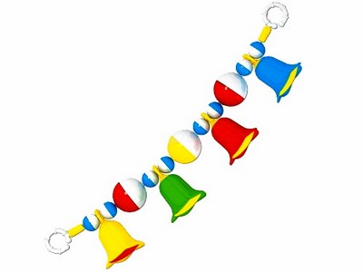 Донецк игрушка оптом Погремушка подвеска на кроватку "Колокольчики"