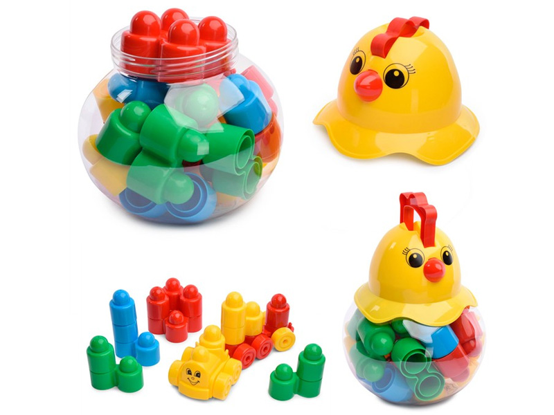 Донецк игрушка оптом Конструктор "Колобок" 27 дет. ПЭТ