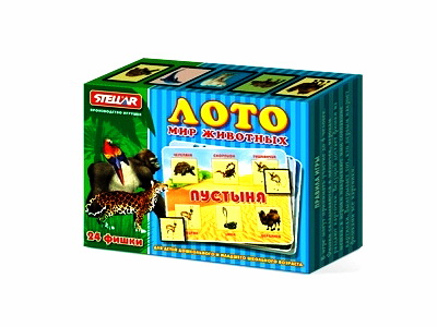 Донецк игрушка оптом Лото "Мир животных"