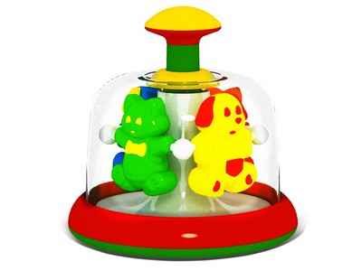 Донецк игрушка оптом Юла-карусель "Домашние любимцы" в п/пакете