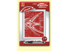 Гравюра-царапка серебро "Старт" 27*31 см доставка оптом в Донецк