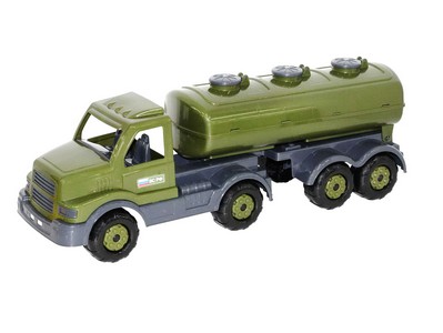 Донецк игрушка оптом Автомобиль военный "Сталкер" с полуприцепом-цистерной