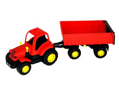"Крепыш", трактор с прицепом №1 43 см