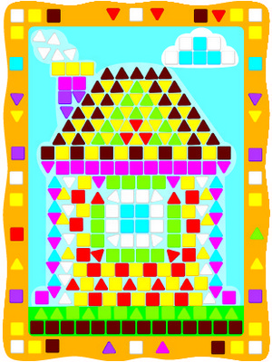 Донецк игрушка оптом ART Мозаика "Домик"