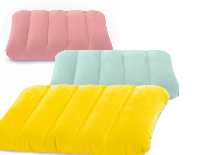 Подушка надувная 43х28х9 см, велюр 68676